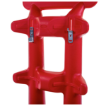 Mobilais Ugunsdrošības stends plastikātā/sarkans