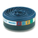 zils filtrs pret organiskām neorganiskām gāzēm