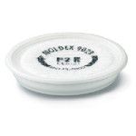 balts putekļu filtrs pusmaskai gāzmaskai 2