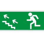 Norāde Evakuācijas virziens (trepes) uz augšu K 20x8