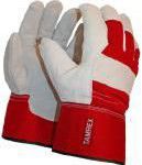 sarkani balti darba cimdi darba drošībai