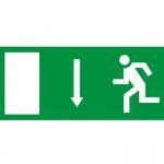 Evakuācijas izeja (uz leju) 10x20