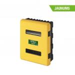 Plastikāta dubultā kaste 616x735x270 ar stiklu dzeltena/melna (Absorbentiem)