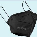 Respirators bez izelpas vārsta, aizsardzības klase FFP2 (melnā krāsā)