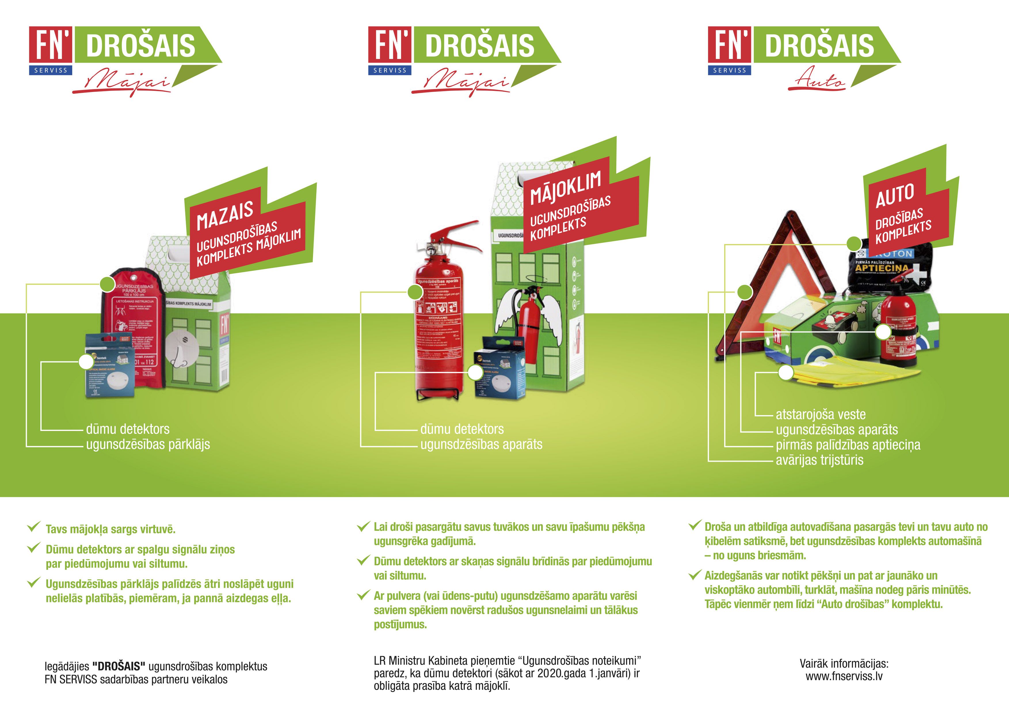 Buklets izdevīgākie ugunsdrošības komplekti