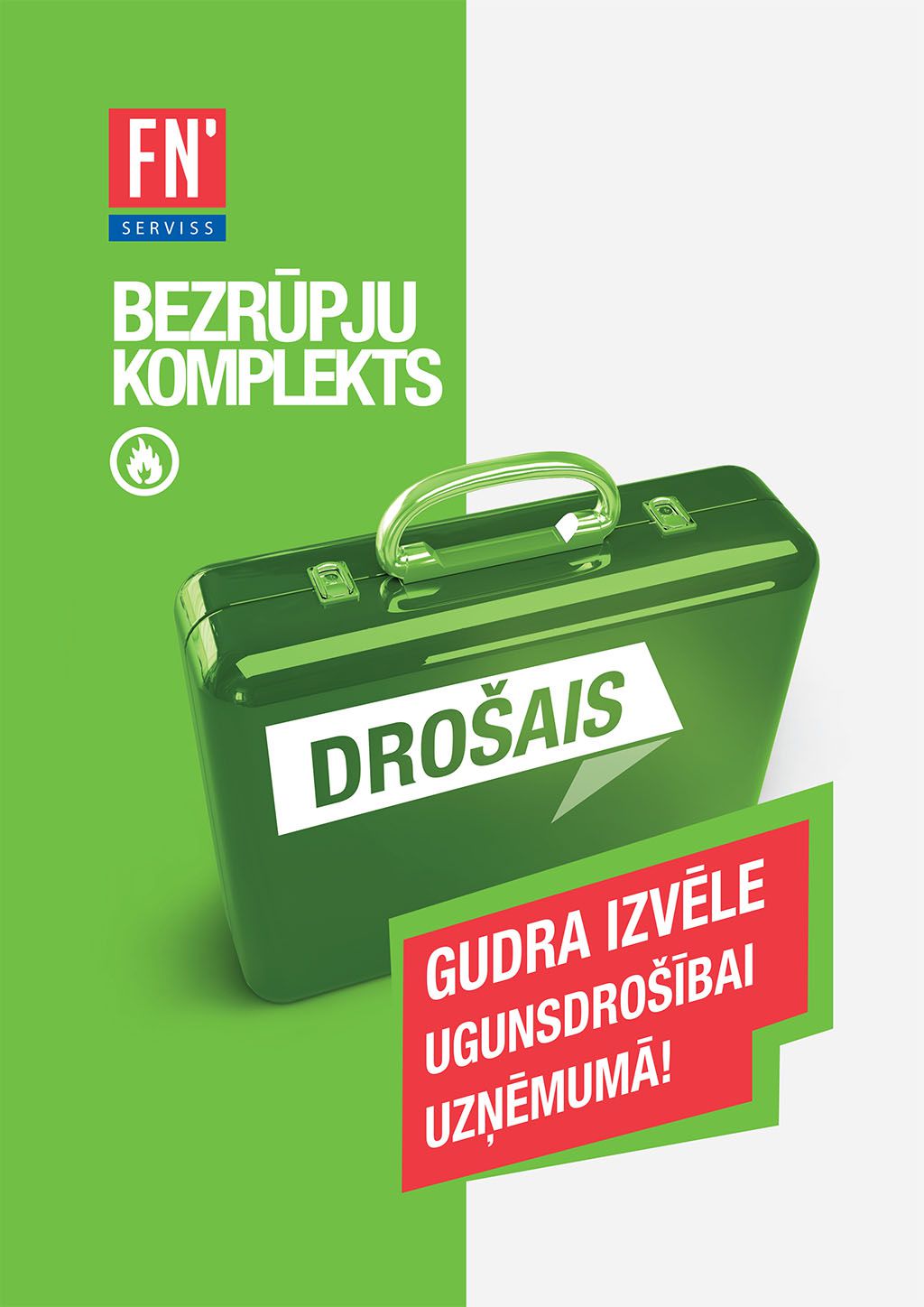 Lapa par bezrūpju komplektu uzņēmumiem drošais