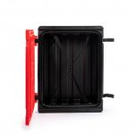 Kaste ugunsdzēsības inventāra (šļūtenes, ugunsdzēsības aparāta) uzglabāšanai, 560x610x190