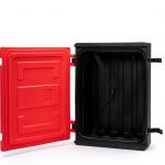 Kaste ugunsdzēsības inventāra (šļūtenes, ugunsdzēsības aparāta) uzglabāšanai, 560x610x190