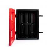 Plastikāta dubultā ugunsdzēsības aparātu kaste, 6 – 12 kg, 720x585x270 (ar stiklu)