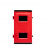 Plastikāta kaste, 12 kg ugunsdzēsības aparāta izvietošanai, 730x435x290 (ar stiklu)