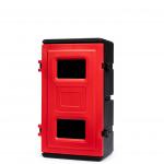 Plastikāta kaste, 12 kg ugunsdzēsības aparāta izvietošanai, 730x435x290 (ar stiklu)