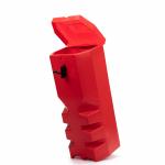 Plastikāta kaste, 9-12 kg ugunsdzēsības aparāta izvietošanai, 750x300x300 (ievietošana no augšas)
