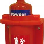 Plastikāta kaste 2kg pulvera ugunsdzēsības aparātam, 415x210x145 (ar noņemamu vāku)