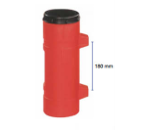 Kaste dokumentācijai apaļa / sarkana