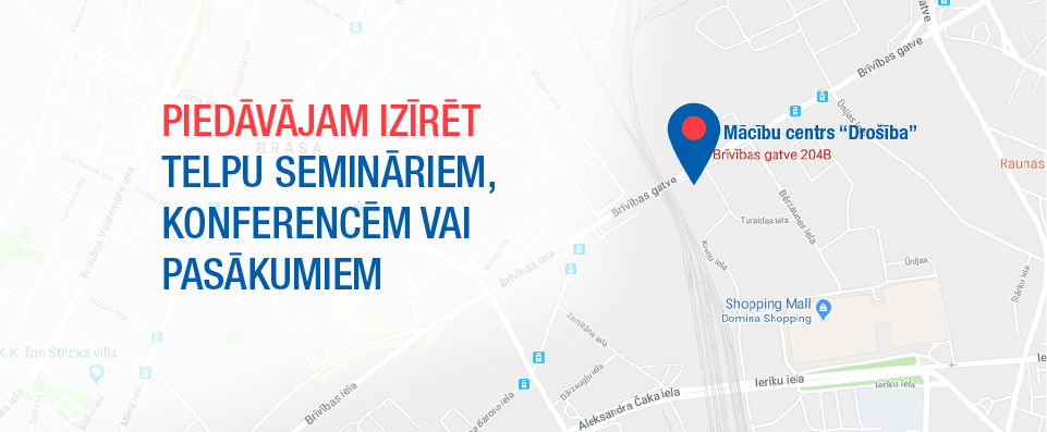 FN Serviss piedāvā iznomāt telpas semināriem