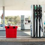 Konteineris plastmasas 655x520x570, 108L, sarkans (Smiltīm)