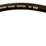 melna ugunsdzēsības aparātu šļūtene 1