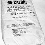 ugunsdzēsības pulvera maiss balts