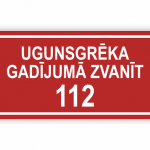 Luminiscējoša uzlīme, zīme 