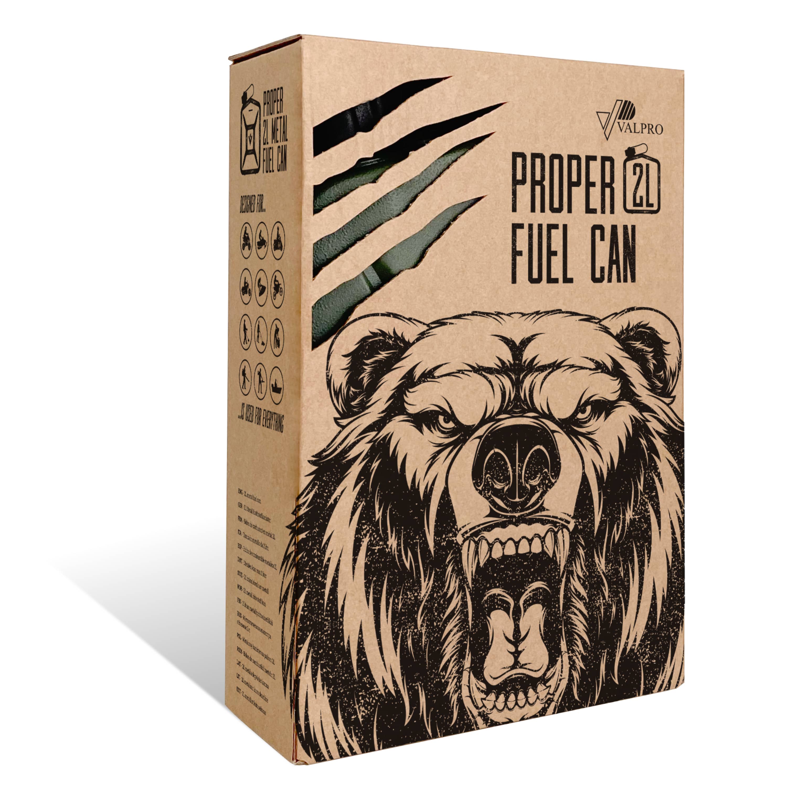 Degvielas kanna 2L - iepakojums