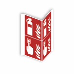 Luminsicējoša norāde, Ugunsdzēsības aparāts - trauksmes poga