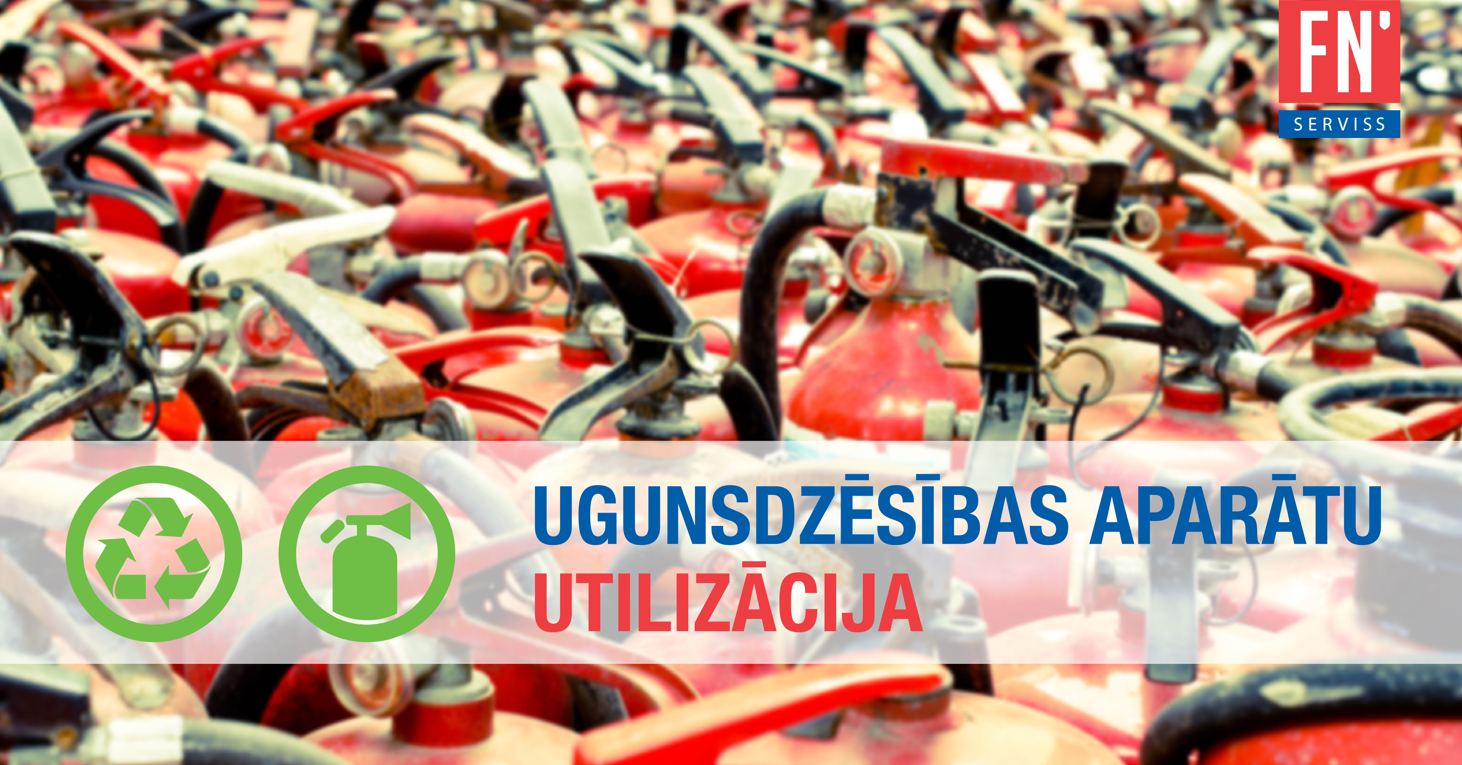 Lapa ugunsdzēsības aparāta utilizācija