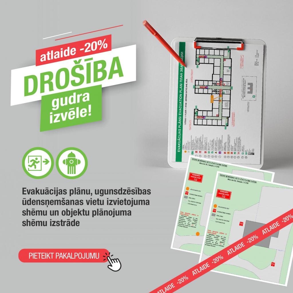 Drošība-gudra izvēle! Īpašais piedāvājums plāniem un shēmām