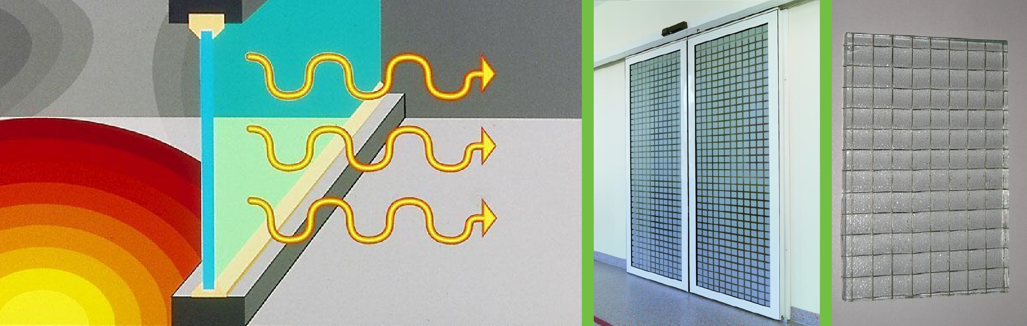 Ugunsdrošo stikla konstrukciju drošība termo zīmējums