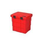 Konteineris plastmasas 655x520x570, 108L, sarkans (Smiltīm)