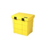 Konteineris plastmasas 655x520x570, 108L, dzeltens (Sālim)