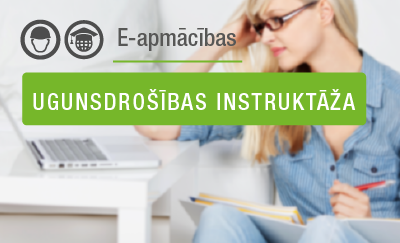 E-apmācības ugunsdrošības instruktāža