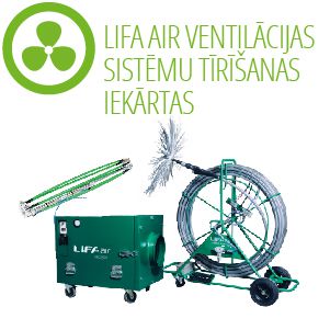 Kategorija lifa ventilācijas sistēmu tīrīšanas iekārtas