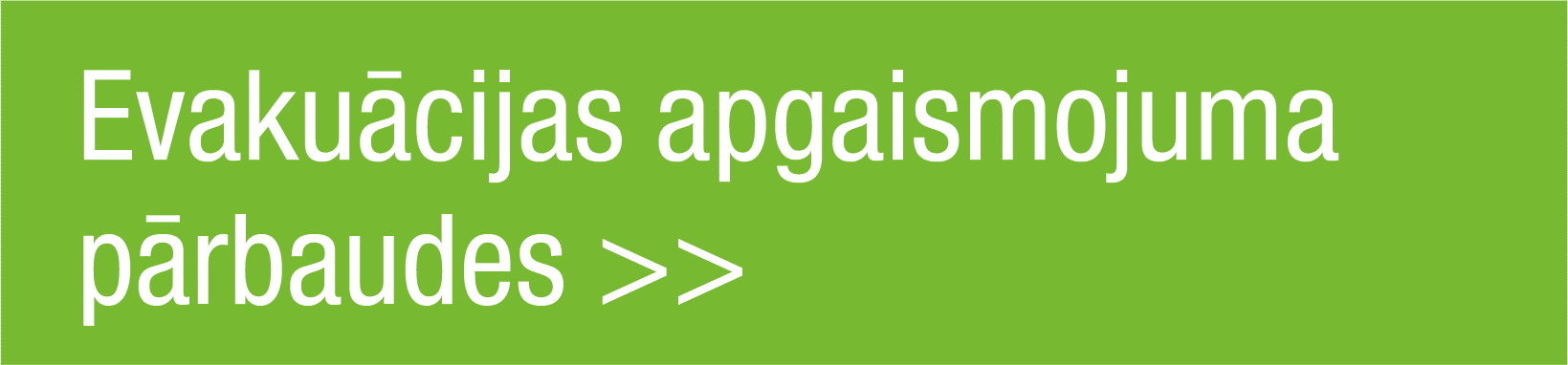 Evakuācijas apgaismojuma pārbaudes