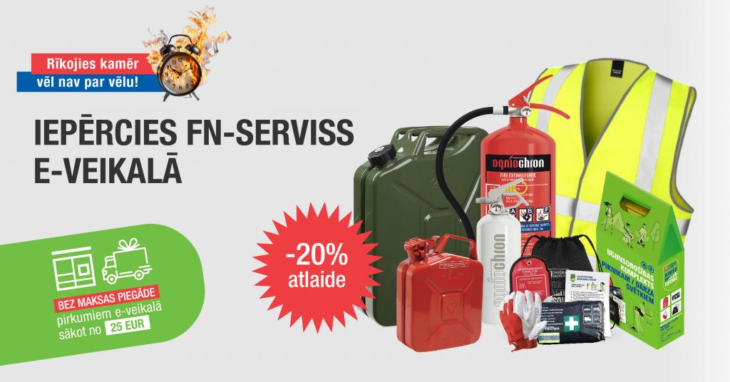 Īpašais piedāvājums FN-SERVISS e-veikalā