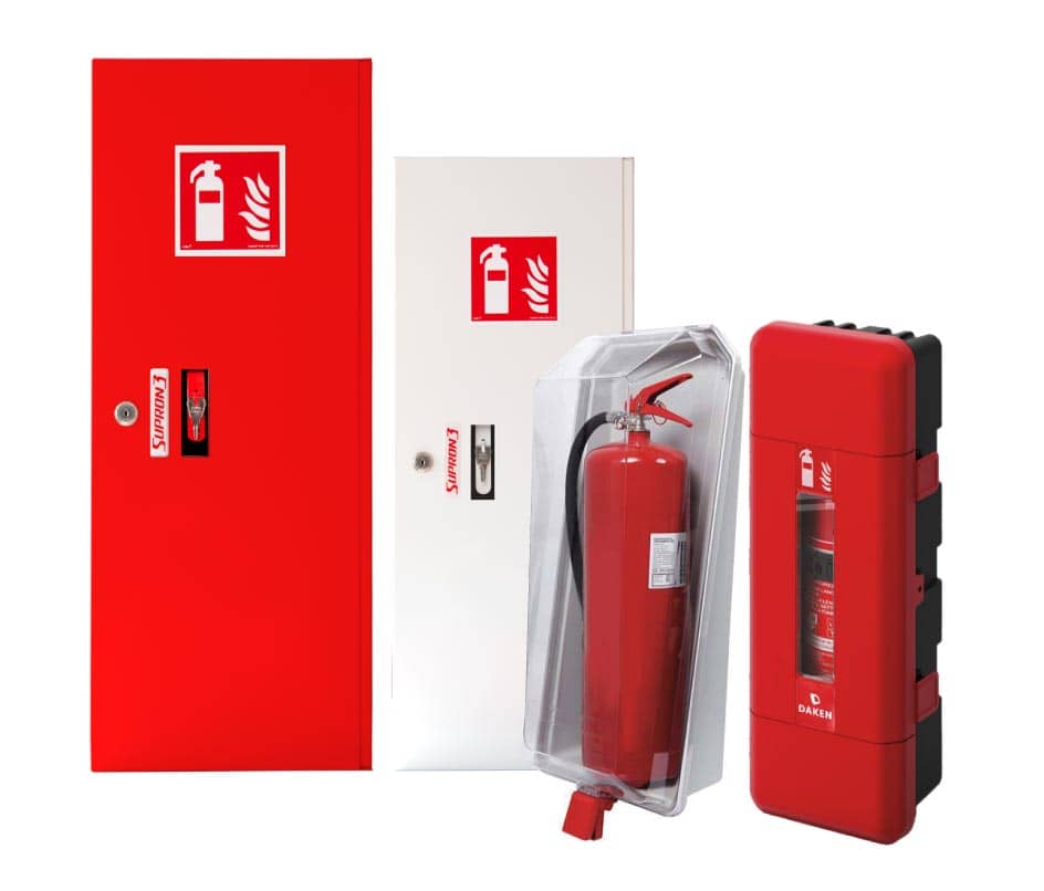 Ugunsdzēsības aparātu kastes