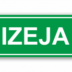 Luminiscējoša uzlīme un zīme 