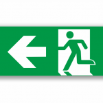 Luminiscējoša uzlīme un zīme 