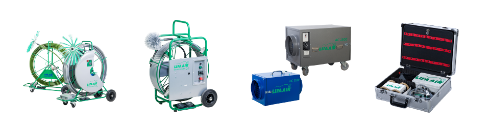 Ventilācijas sistēmas iekārtas tīrīšanai