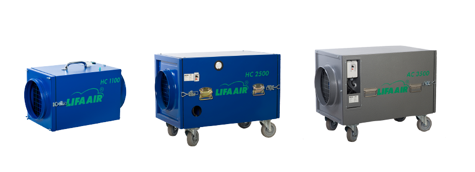 Produktu kategorija lifa ventilācijas sistēmas