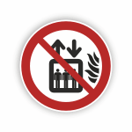 Neizmantot liftu ugunsgrēka gadījumā