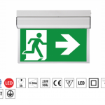 OXIMIA LED evakuācijas un avārijas apgaismojums, 3 stundas, (300x150mm)