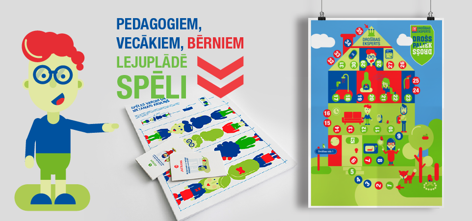 Spēles kauliņi un spēles laukums