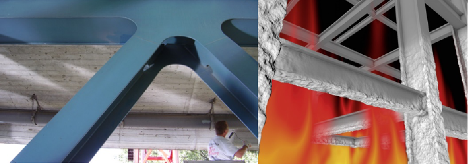 Lapa informācija par tērauda konstrukciju ugunsaizsardzību